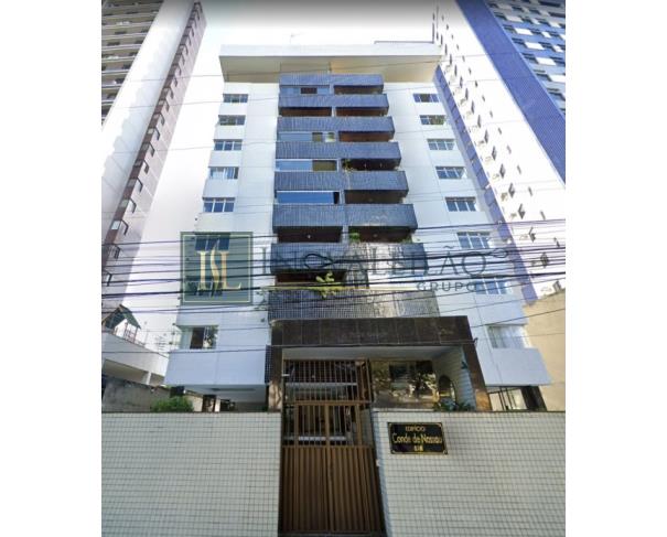 Foto de Recife/PE - Apt. 602 com 4 quartos e 2 vagas na garagem, com 156,18m², no Edf. Conde de Nassau em Boa Viagem