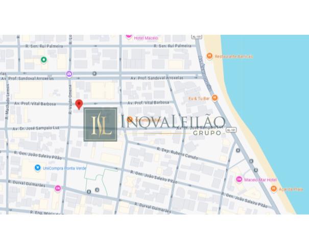 Foto de Aptº 402, c/ 59,25m², 02 Suites - Ponta Verde / AL 